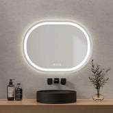 EMKE OLM06 Miroir de salle de bain à éclairage LED avec bouton tactile